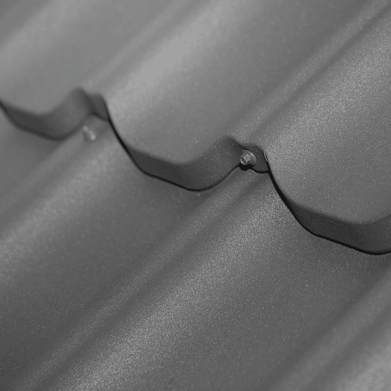 Befestigung des Dachmoduls.