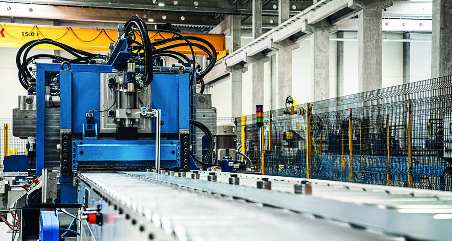 FEDURA Produktion der modularen Dächer Schritt 2