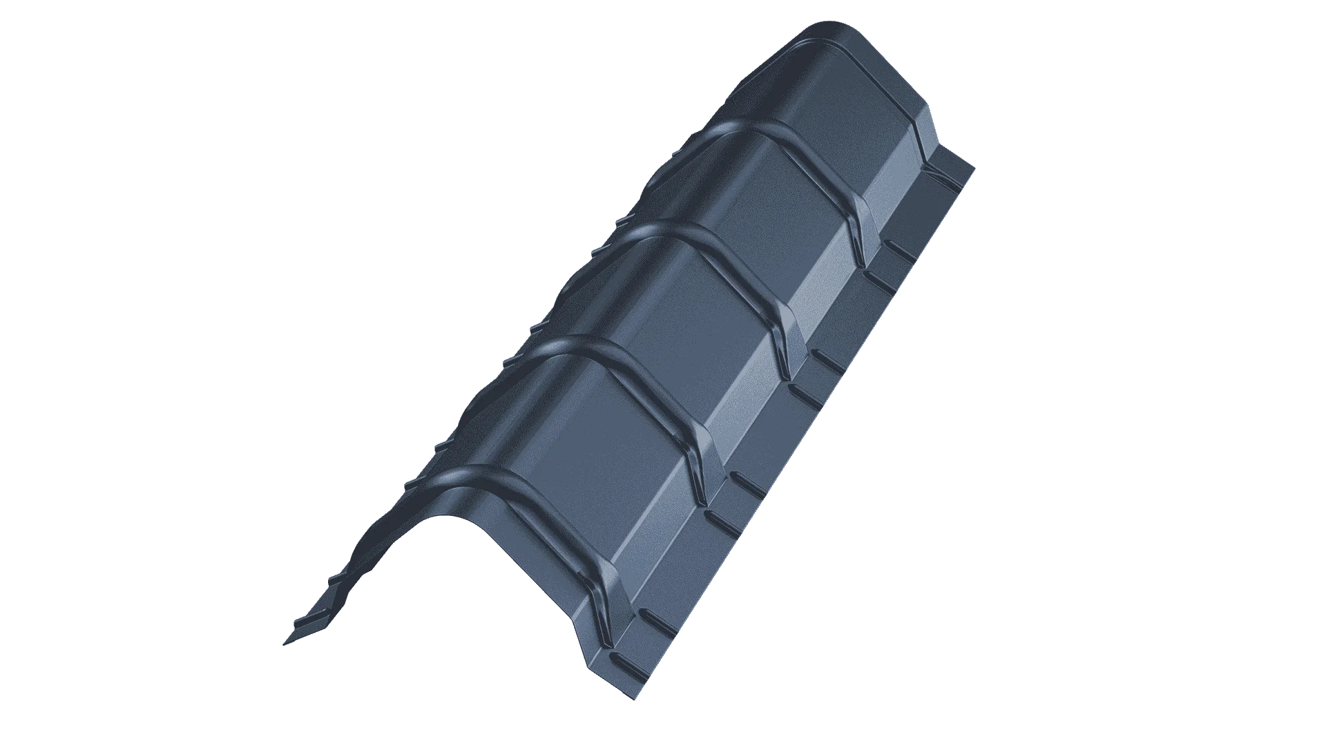 Firstziegel gerade für Dachmodule Diadem und Luna