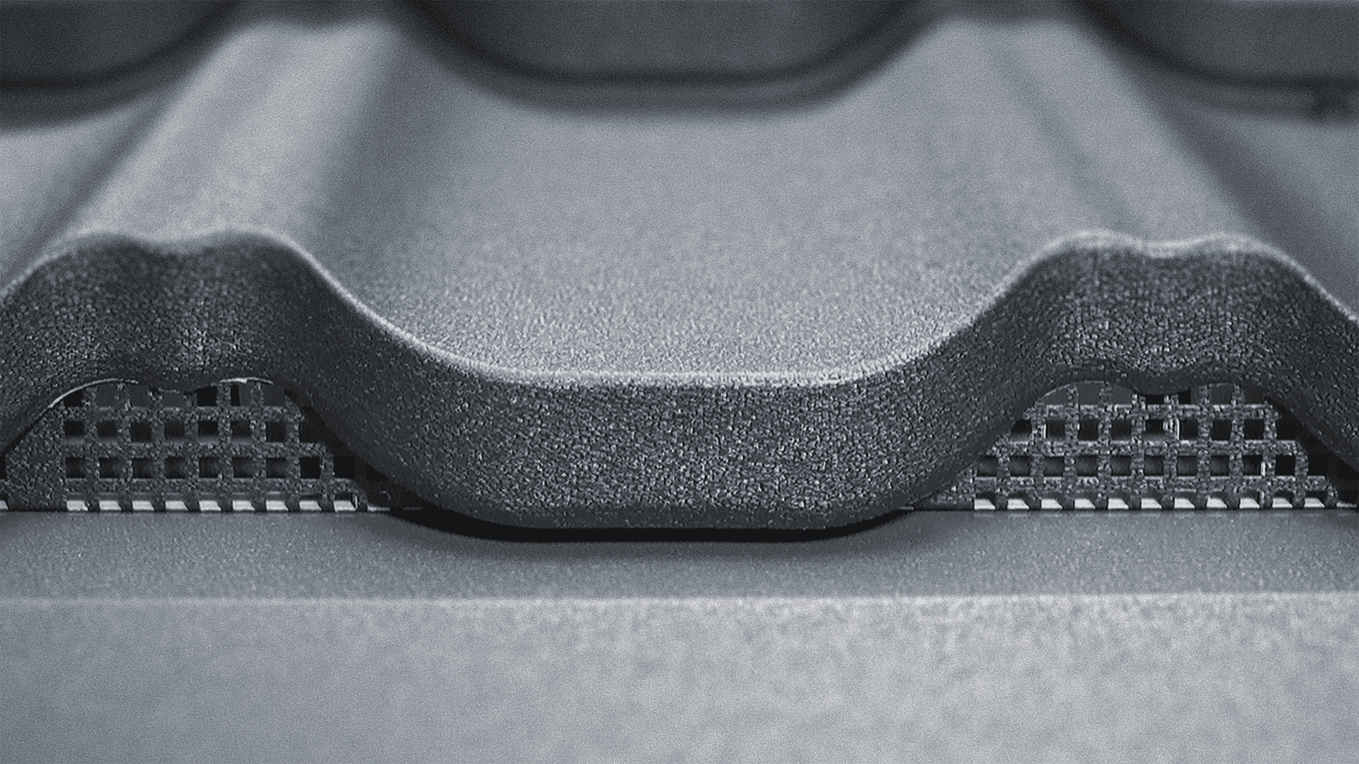 Lüftungsprofil unter einem Dachmodul