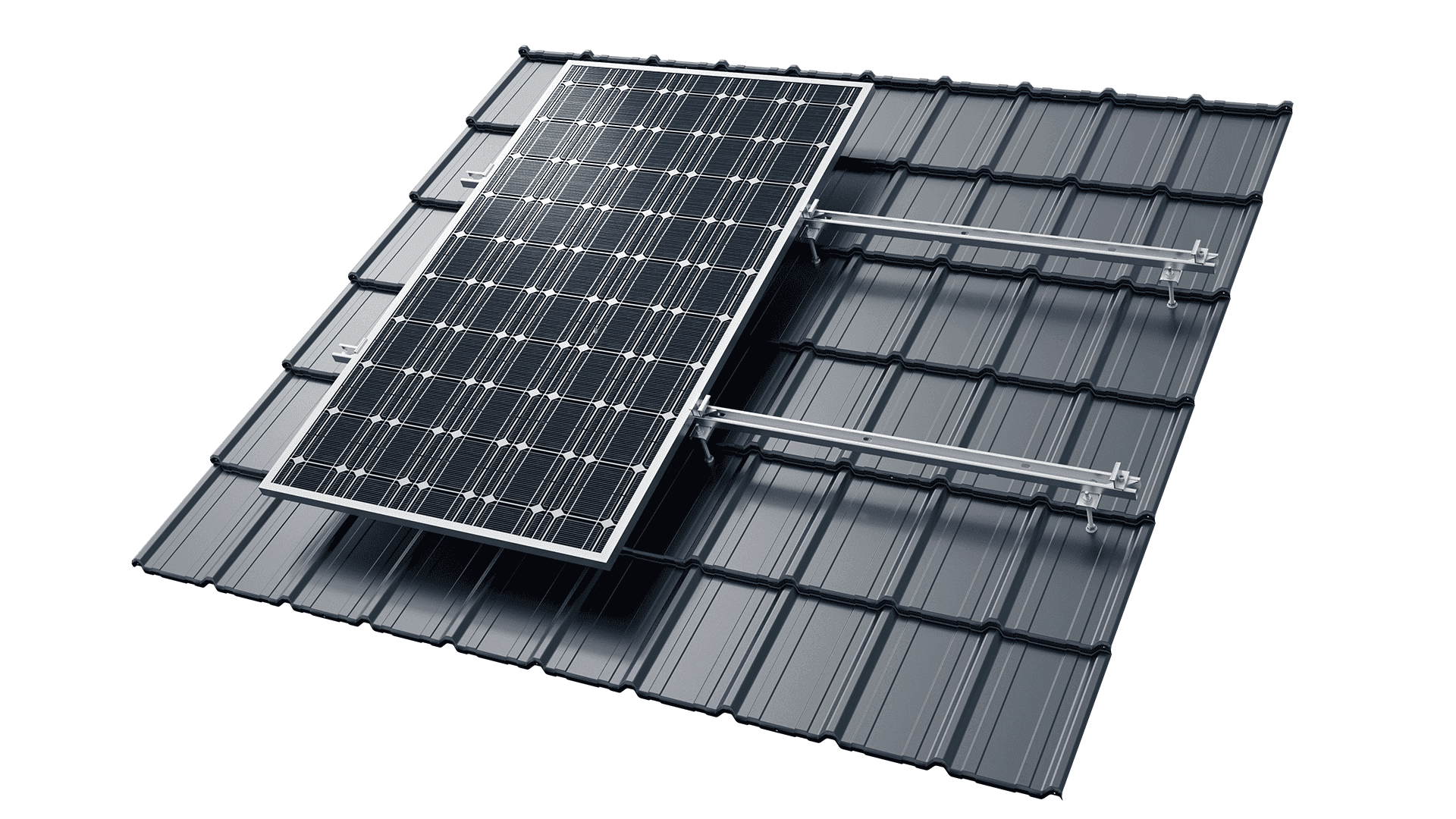 Konstruktion ELECTRA für PV-Anlage auf Dach