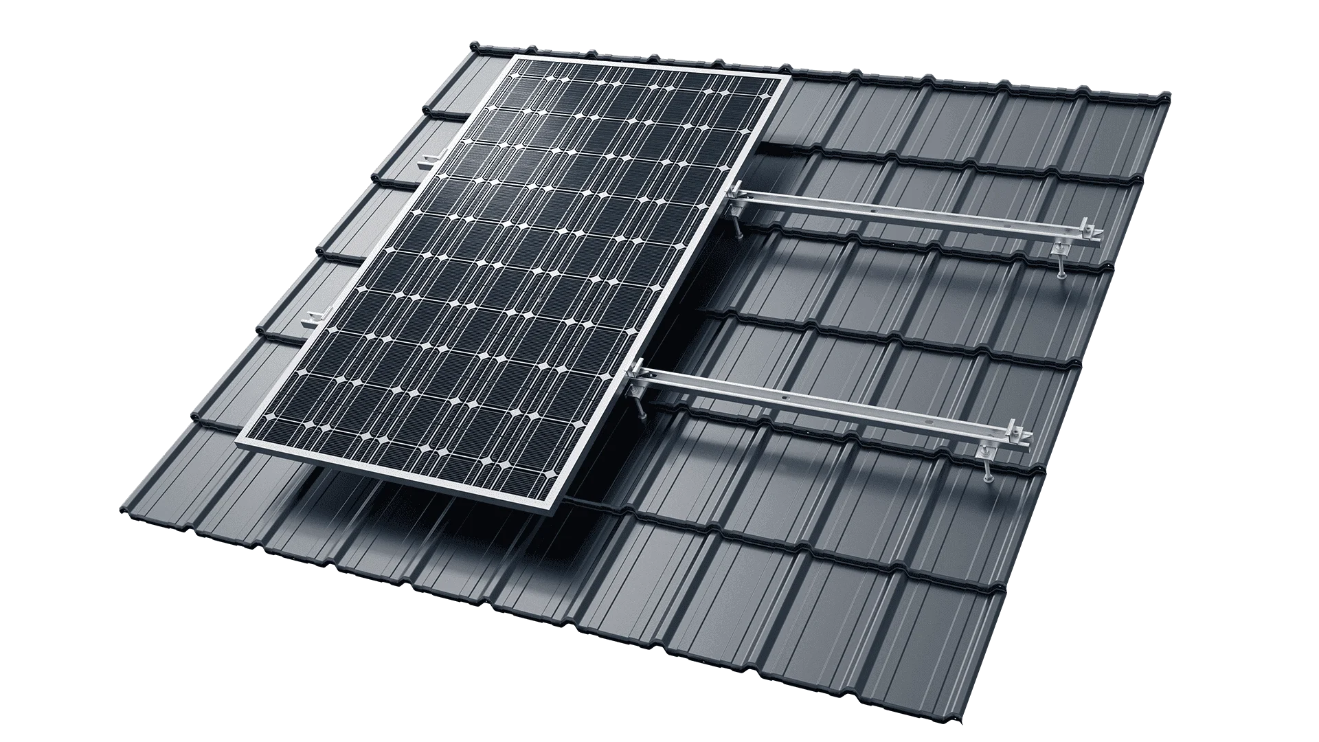 Konstruktion ELECTRA für PV-Anlage auf Dach