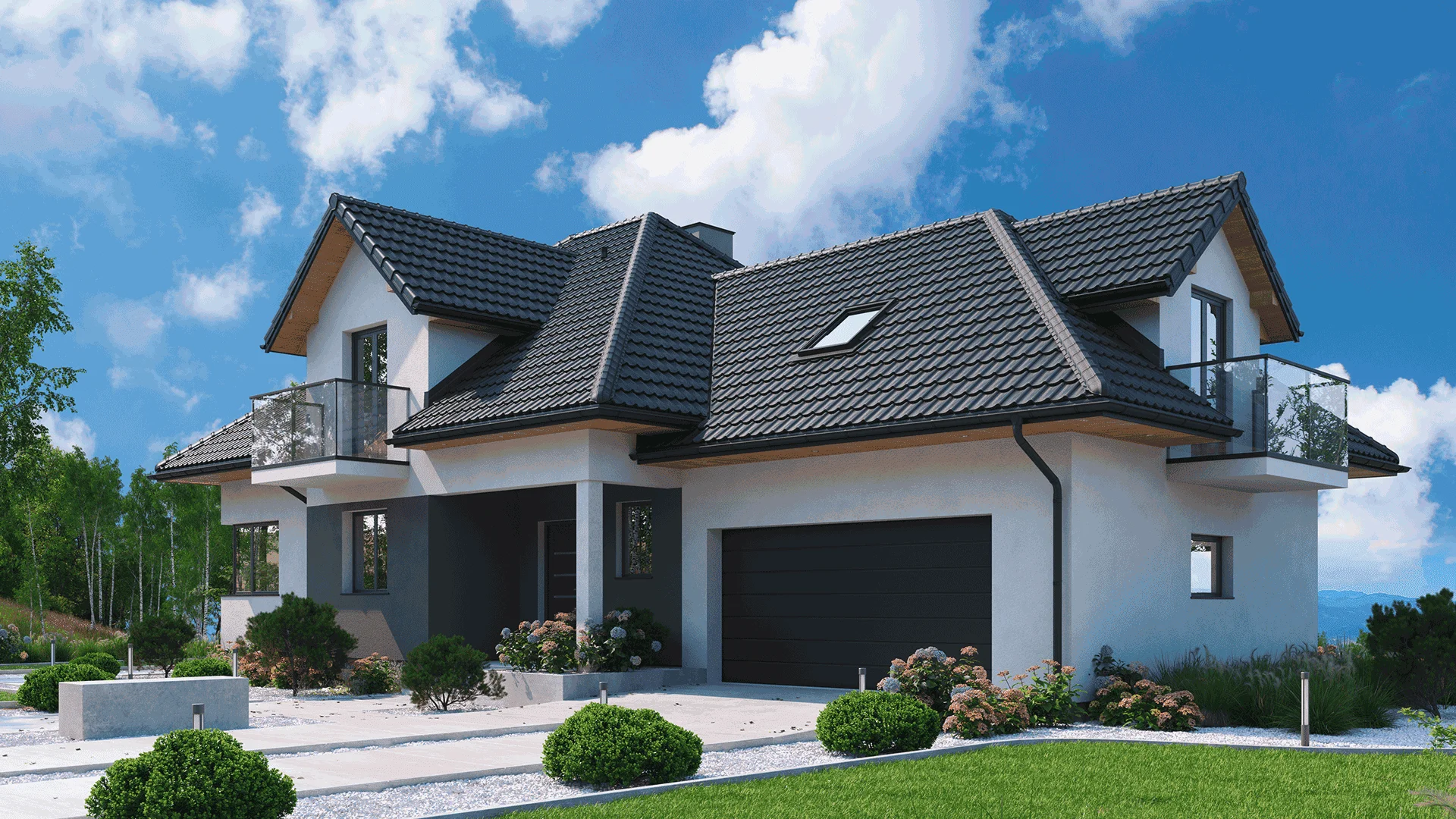 Modernes Haus mit Dachmodul Stella