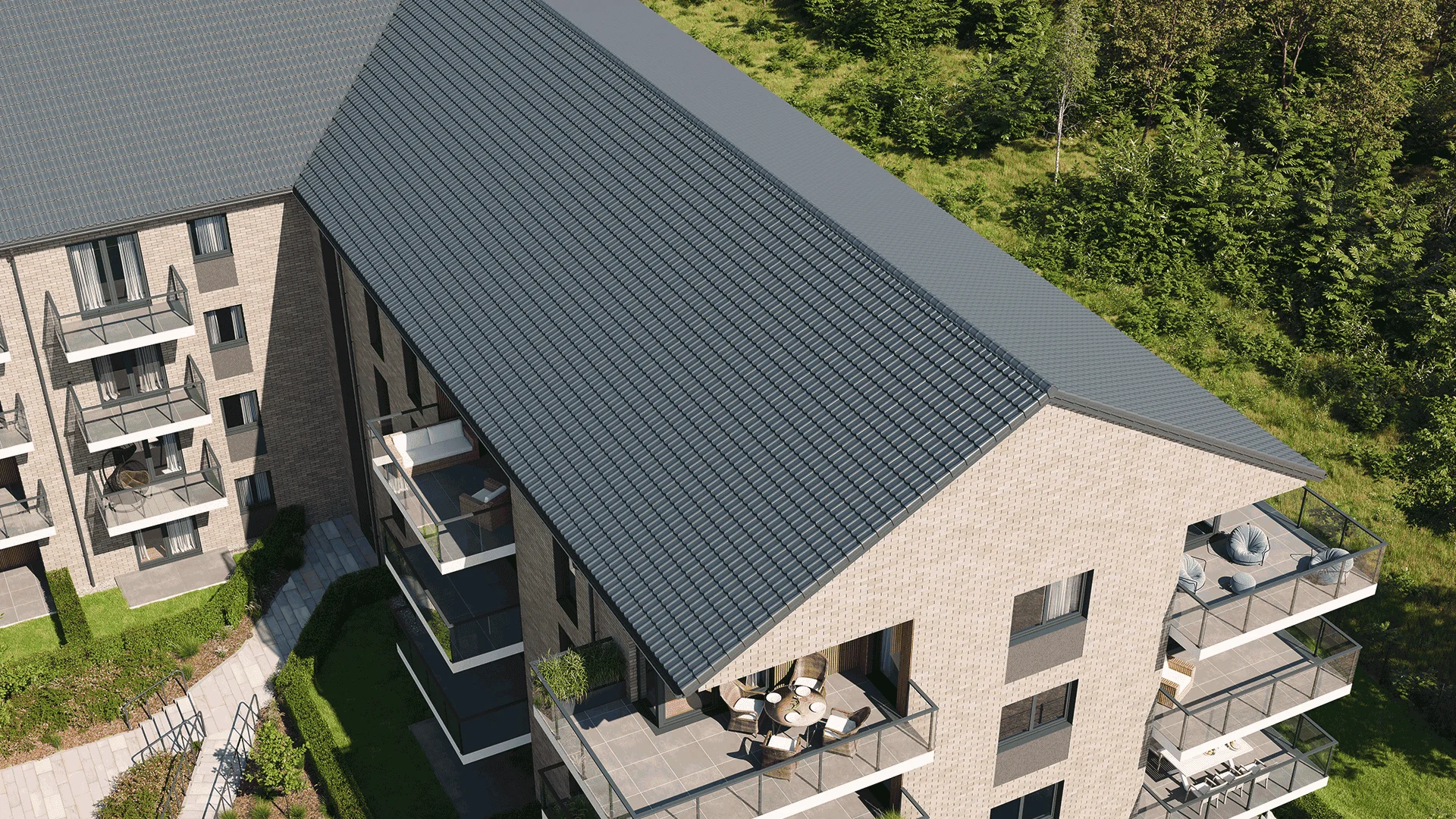 Modernes Haus mit Dachmodul Stella