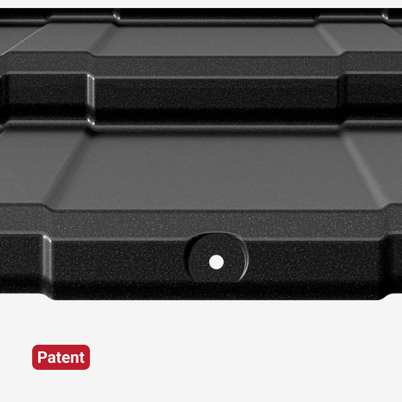 Dachmodul Patent werkseitig vorbereitete Montagelöcher und Befestigungsschalen