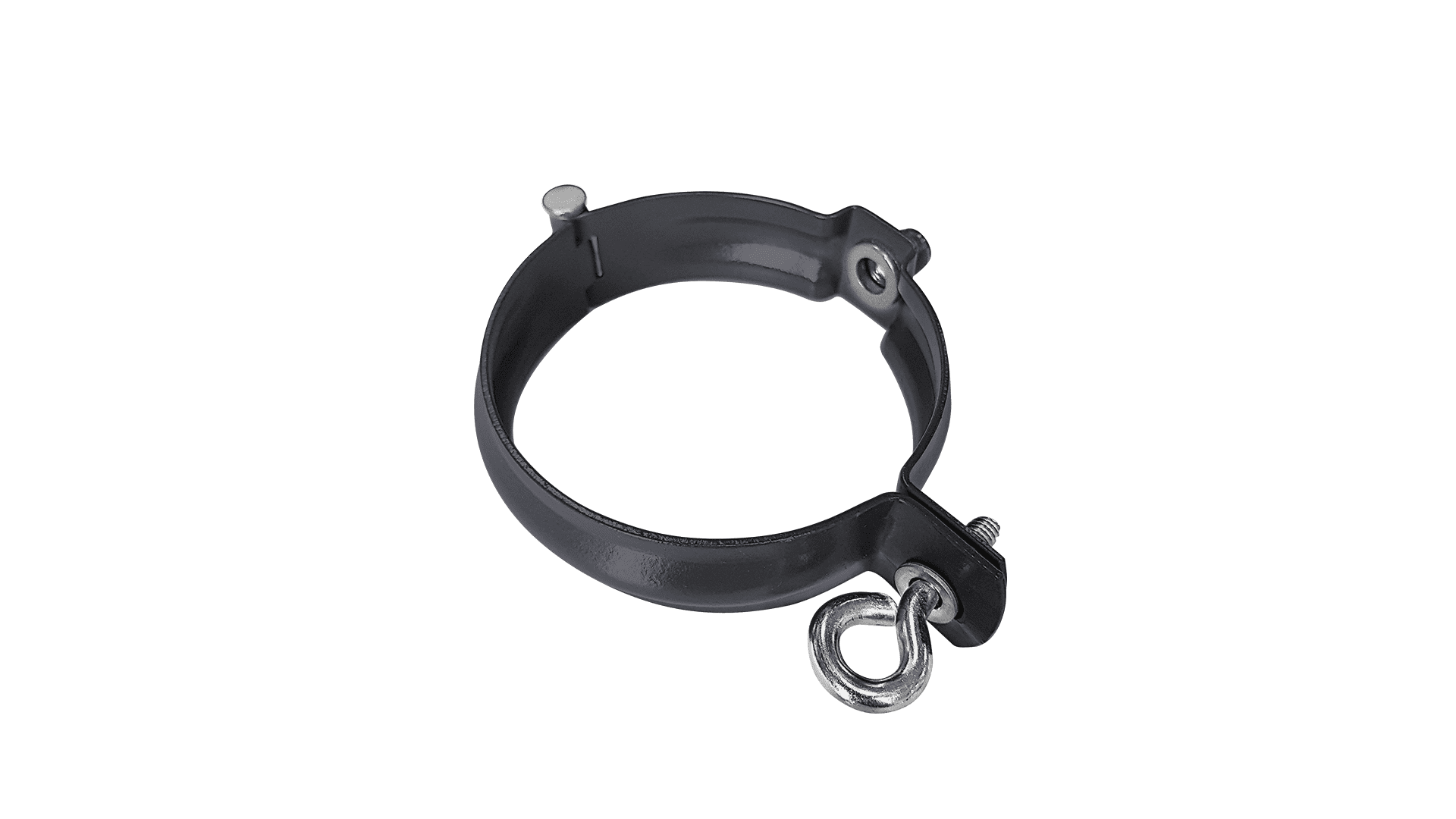 Fallrohrschelle mit Flcheisen der Dachentwässerung POLARIS