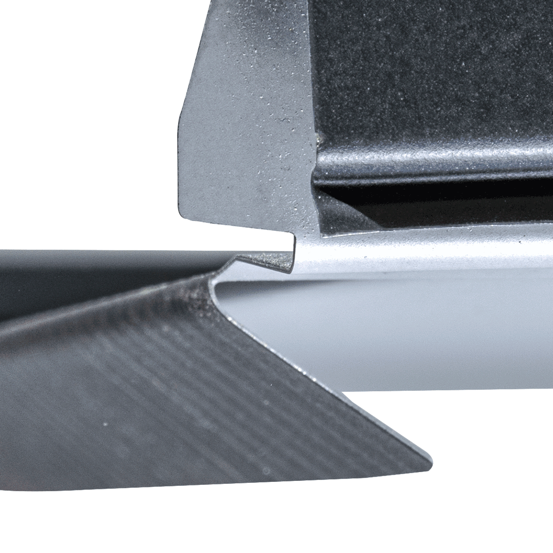 NOVA Click Stehfalz Verschluss offen