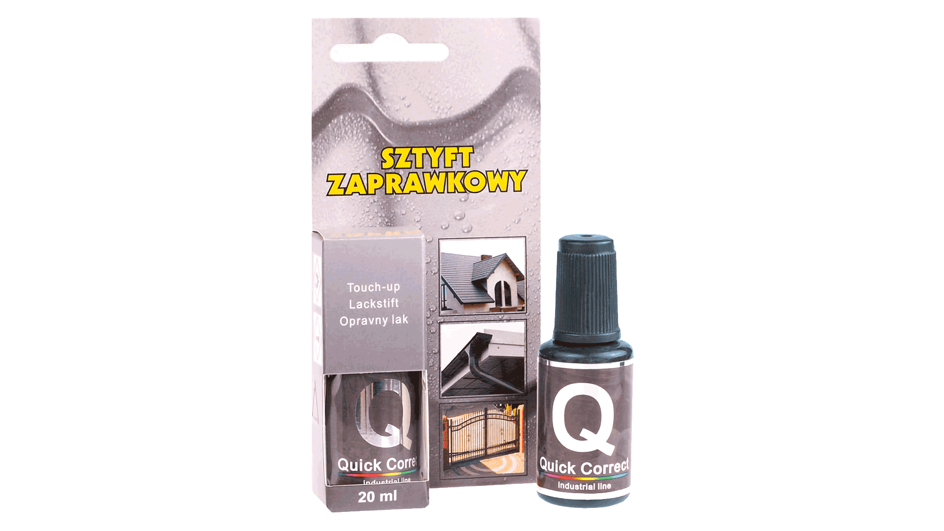 Ausbesserungslack mit Verpackung