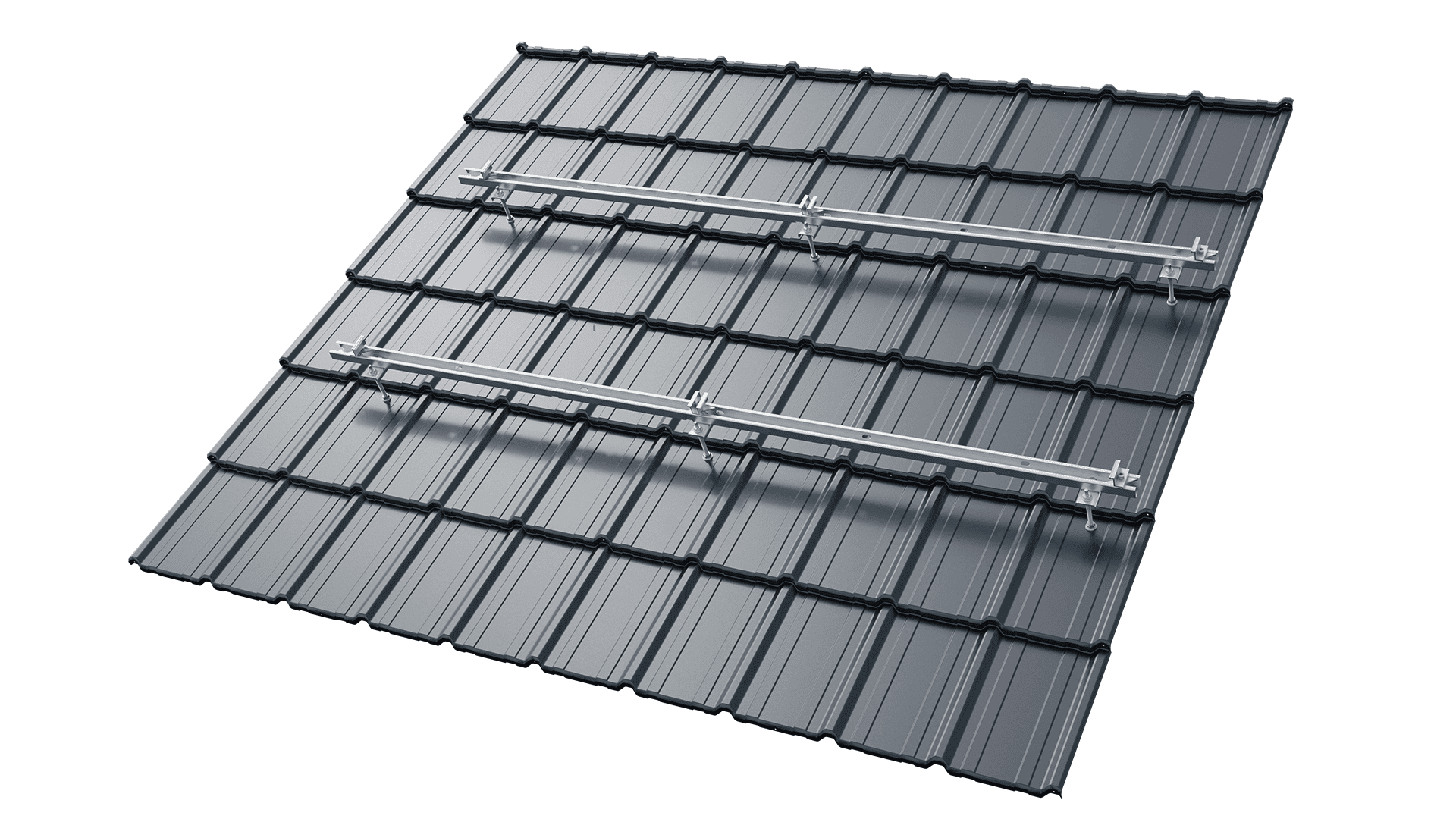 Konstruktion ELECTRA für PV-Anlage auf Dach