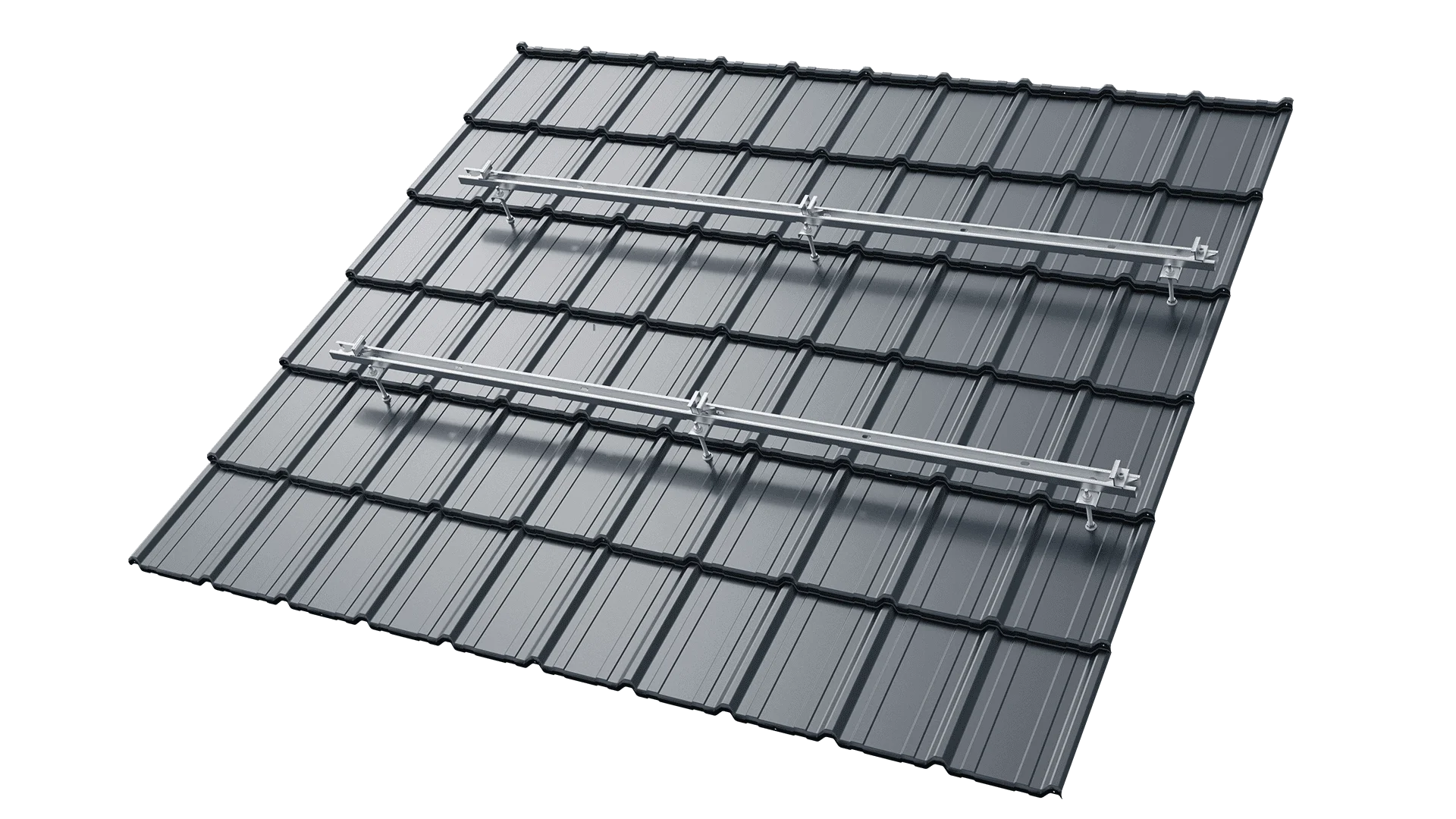 Konstruktion ELECTRA für PV-Anlage auf Dach